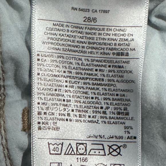 Banana Republic Women's Jean Capri size 28/6 Skinny Fit Dark Rinse - Picture 6 of 10